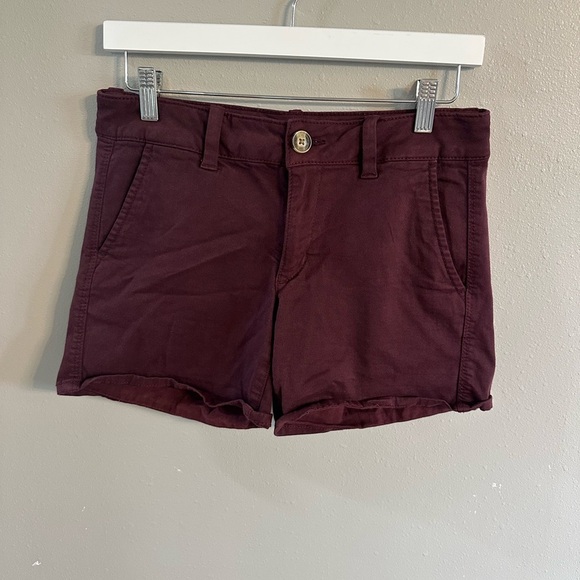 5/$25 American Eagle Midi Aeo Twill Shorts - Picture 2 of 7